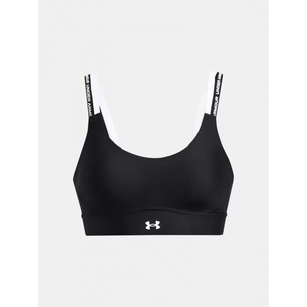  Dámska podprsenka UNDER ARMOUR INFINITY MID 2.0 RIB BRA 1385433-001 ČIERNA 