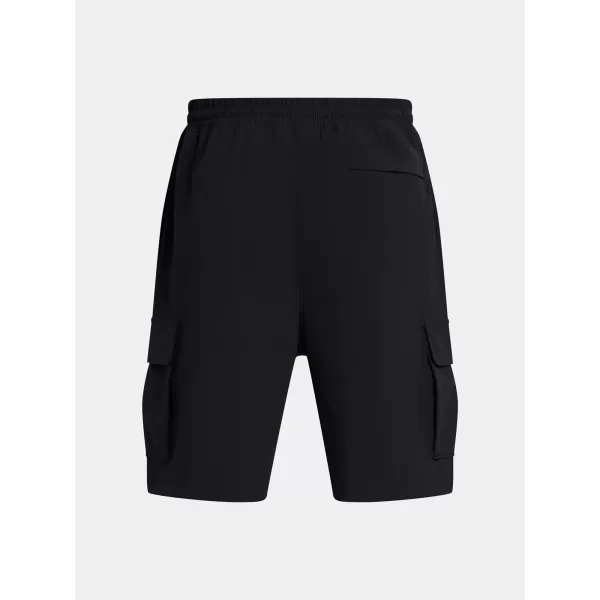  Pánske šortky UNDER ARMOUR VIBE WOVEN CARGO SHORT 1386560-001 ČIERNA 