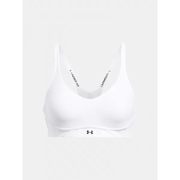  Dámska podprsenka UNDER ARMOUR INFINITY LOW 2.0 BRA 1384126-100 BIELA 
