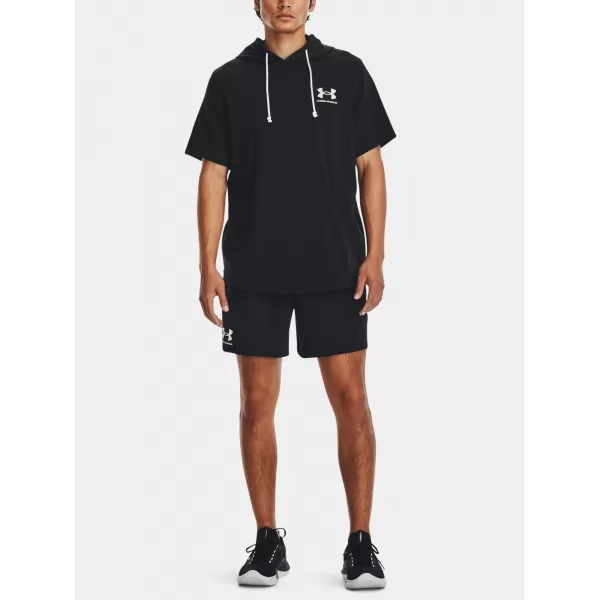  Pánske šortky UNDER ARMOUR RIVAL TERRY 6IN SHORT 1382427-001 ČIERNA 