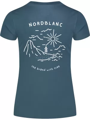 Dámske tričko NORDBLANC INTERSECT NBSLT8179 MODRÁ