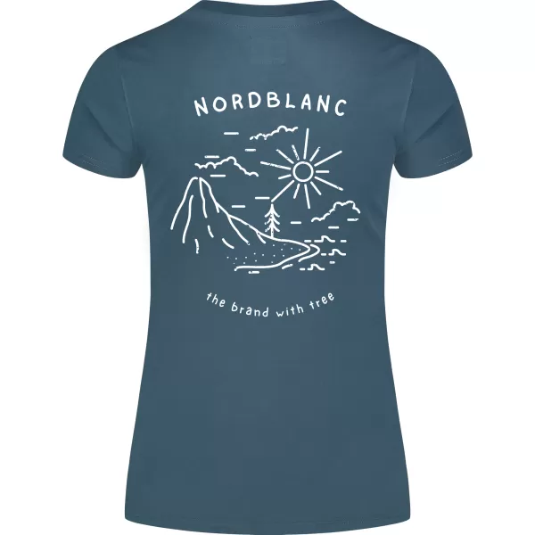  Dámske tričko NORDBLANC INTERSECT NBSLT8179 MODRÁ 