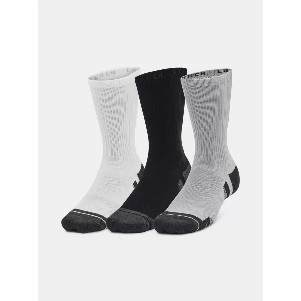  Ponožky UNDER ARMOUR PERFORMANCE TECH CREW (3 PÁRY) 1379512-011 SIVÁ 