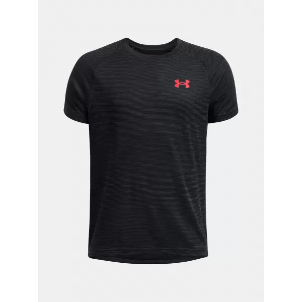  Chlapčenské tričko UNDER ARMOUR TECH TEXTURED SS 1382790-003 ČIERNA 