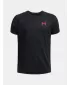 Chlapčenské tričko UNDER ARMOUR TECH TEXTURED SS 1382790-003 ČIERNA