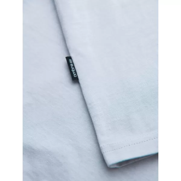  Tričko OMBRE OM-TSBS-0237 SVETLOŠEDÝ 