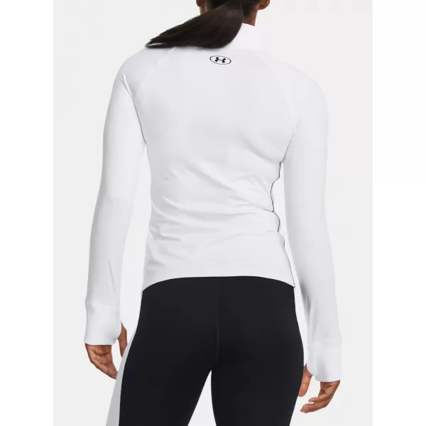 Dámske tričko UNDER ARMOUR TRAIN CW 1/2 ZIP 1379886-100 BIELA 