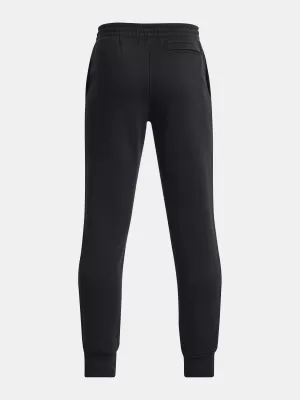 Chlapčenské tepláky UNDER ARMOUR RIVAL FLEECE JOGGERS 1379787-001 ČIERNA