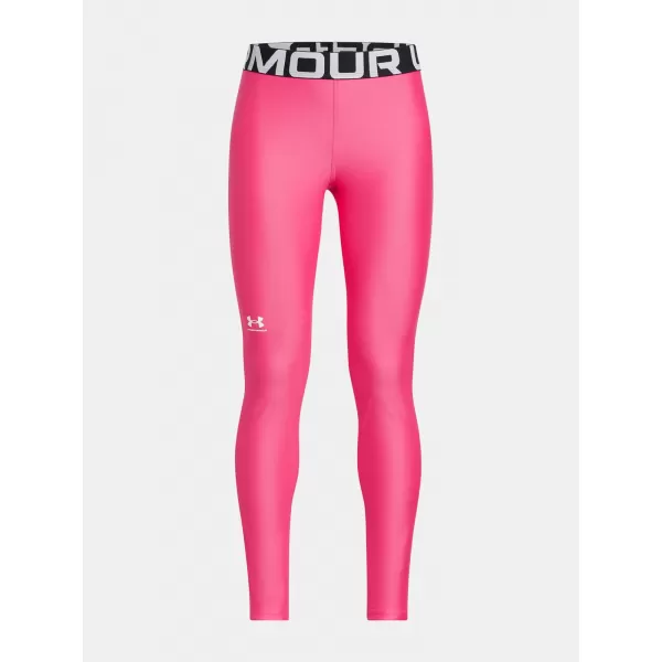  Dievčenské legíny UNDER ARMOUR HG LEGGING 1390069-672 RUŽOVÁ 
