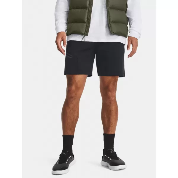  Pánske šortky UNDER ARMOUR UNSTOPPABLE FLC SHORTS 1379809-001 ČIERNA 