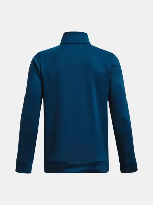 Chlapčenská mikina UNDER ARMOUR ARMOUR FLEECE 1/4 ZIP 1373559-426 MODRÁ
