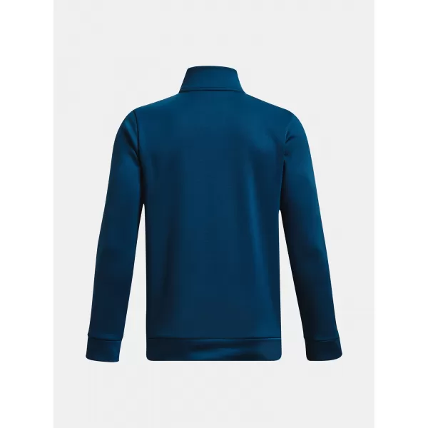  Chlapčenská mikina UNDER ARMOUR ARMOUR FLEECE 1/4 ZIP 1373559-426 MODRÁ 