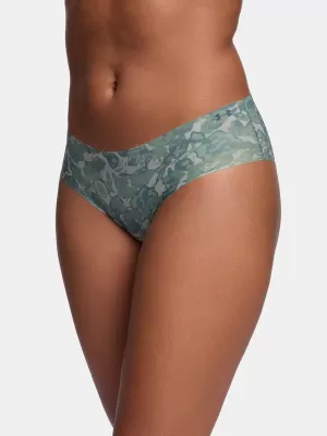 Dámske nohavičky UNDER ARMOUR PURE STRETCH NOV NS HIP (3KS) 1383896-348 ZELENÁ