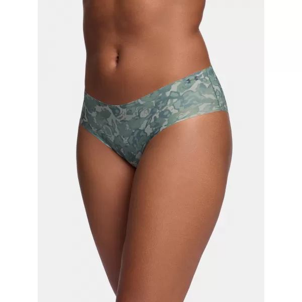  Dámske nohavičky UNDER ARMOUR PURE STRETCH NOV NS HIP (3KS) 1383896-348 ZELENÁ 