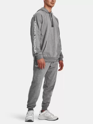 Pánska súprava UNDER ARMOUR RIVAL FLEECE SUIT 1379768-025 SIVÁ