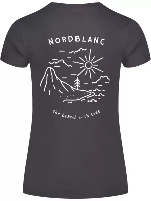 Dámske tričko NORDBLANC INTERSECT NBSLT8179 ČIERNA