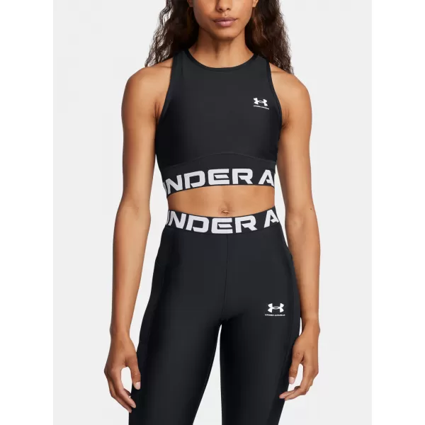  Dámske tielko UNDER ARMOUR HEATGEAR RIB TANK 1388694-001 ČIERNA 