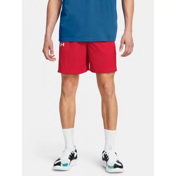 Pánske šortky UNDER ARMOUR BASELINE SHORT 1383389-600 ČERVENÁ 