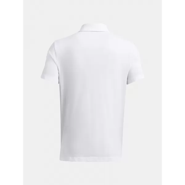  Pánske tričko UNDER ARMOUR ICON POLO 1386608-100 BIELA 