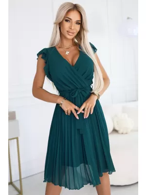 Šaty NUMOCO POLINA 374-8 ZELENÁ