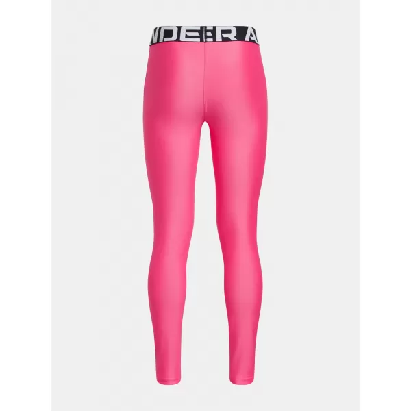  Dievčenské legíny UNDER ARMOUR HG LEGGING 1390069-672 RUŽOVÁ 