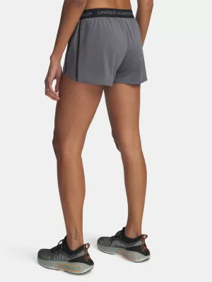 Dámske šortky UNDER ARMOUR TECH PLAY UP SHORTS 1389882-025 SIVÁ