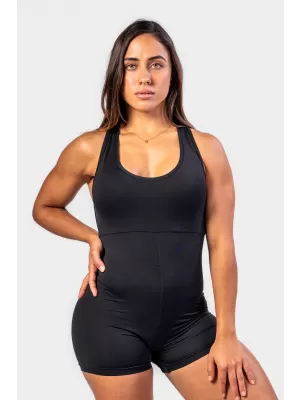 Športový overal krátky 5 palcov GYM RAT 287 BLACK Nebbia