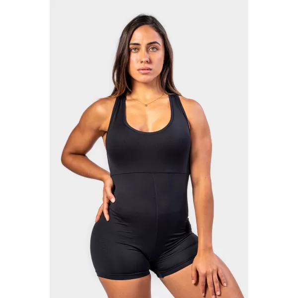 Športový overal krátky 5 palcov GYM RAT 287 BLACK Nebbia 
