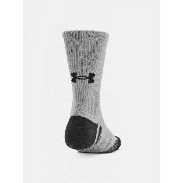 Ponožky UNDER ARMOUR PERFORMANCE TECH CREW (3 PÁRY) 1379512-011 SIVÁ 