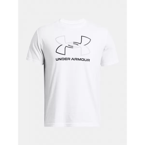  Pánske tričko UNDER ARMOUR GL FOUNDATION UPDATE SS 1382915-100 BIELA 