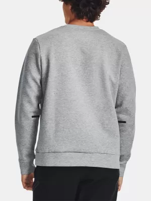 Pánska mikina UNDER ARMOUR UNSTOPPABLE FLC CREW 1381688-011 SIVÁ