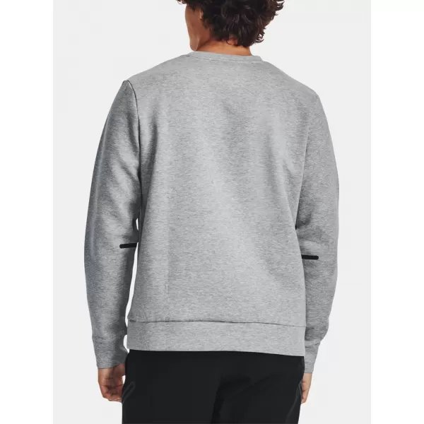  Pánska mikina UNDER ARMOUR UNSTOPPABLE FLC CREW 1381688-011 SIVÁ 