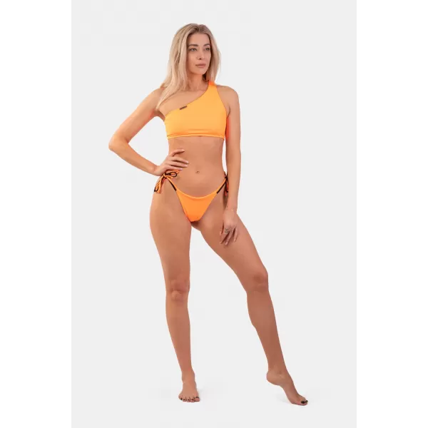  Oranžové neónové bikiny plavky - spodný diel na zaväzovanie 453 ORANGE Nebbia 