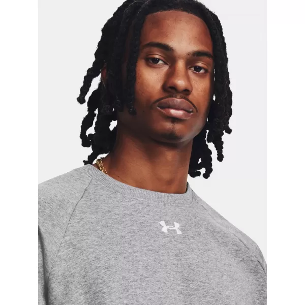  Pánska mikina UNDER ARMOUR RIVAL FLEECE CREW 1379755-025 SIVÁ 