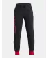 Chlapčenské tepláky UNDER ARMOUR RIVAL FLEECE SCRIPT JGRS 1379789-001 ČIERNA