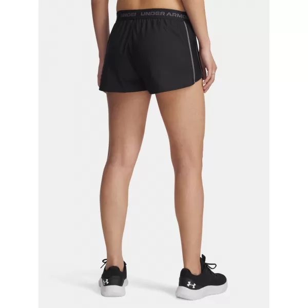  Dámske šortky UNDER ARMOUR TECH PLAY UP SHORTS 1389882-001 ČIERNA 