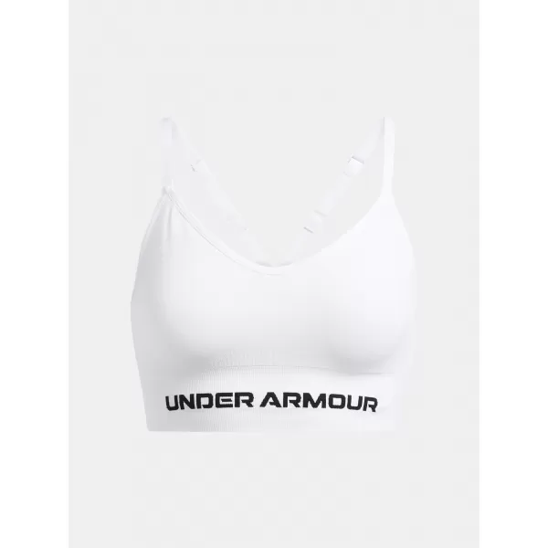  Dámska podprsenka UNDER ARMOUR VANISH SEAMLESS LOW BRA 1384417-100 BIELA 