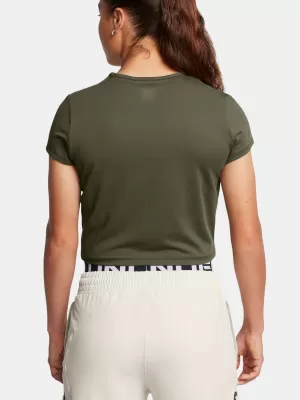 Dámske tričko UNDER ARMOUR MERIDIAN BABY TEE 1387729-390 ZELENÁ