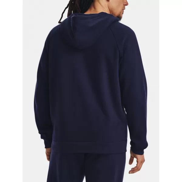  Pánska mikina UNDER ARMOUR RIVAL FLEECE FZ HOODIE 1379767-410 MODRÁ 