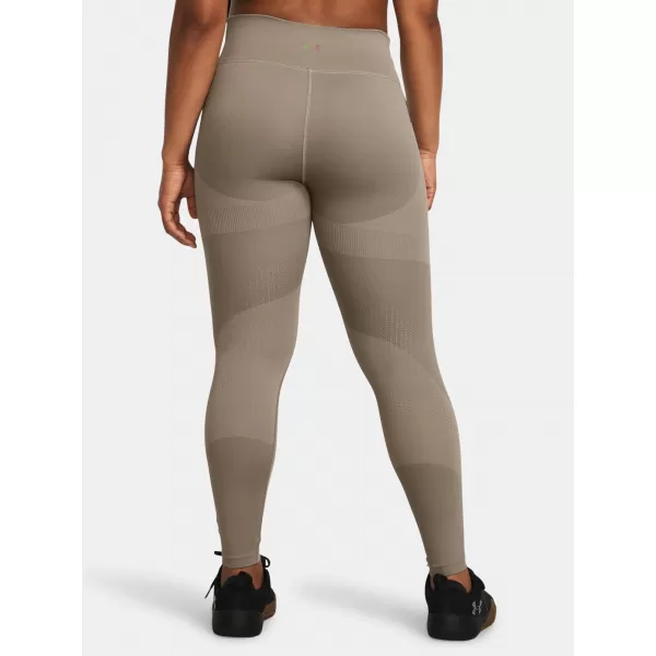  Dámske legíny UNDER ARMOUR VANISH ELITE SEAMLESS ANKLEG 1383550-200 HNEDÁ 