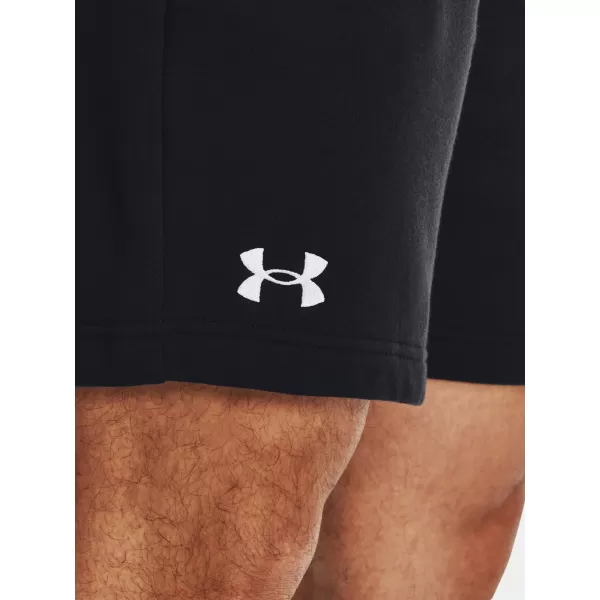  Pánske šortky UNDER ARMOUR RIVAL FLEECE SHORTS 1379779-001 ČIERNA 