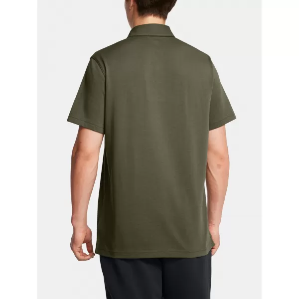  Pánske tričko UNDER ARMOUR ICON POLO 1386608-390 ZELENÁ 