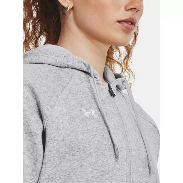  Dámska mikina UNDER ARMOUR RIVAL FLEECE FZ HOODIE 1379497-012 SIVÁ 