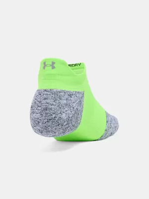 Ponožky UNDER ARMOUR AD RUN CUSHION NS TAB (1 PÁR) 1376075-389 ZELENÁ