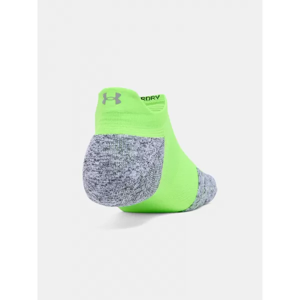  Ponožky UNDER ARMOUR AD RUN CUSHION NS TAB (1 PÁR) 1376075-389 ZELENÁ 