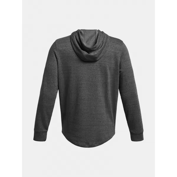  Pánska mikina UNDER ARMOUR RIVAL TERRY GRAPHIC HOOD 1386047-025 SIVÁ 