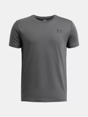 Chlapčenské tričko UNDER ARMOUR B SPORTSTYLE LC SS 1389962-012 SIVÁ