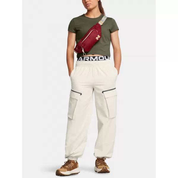  Dámske športové nohavice UNDER ARMOUR UNSTOPPABLE CARGO PANT 1386481-110 BIELA 