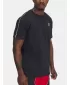 Pánske tričko UNDER ARMOUR ICON HWT TEE TAPING 1390300-001 ČIERNA