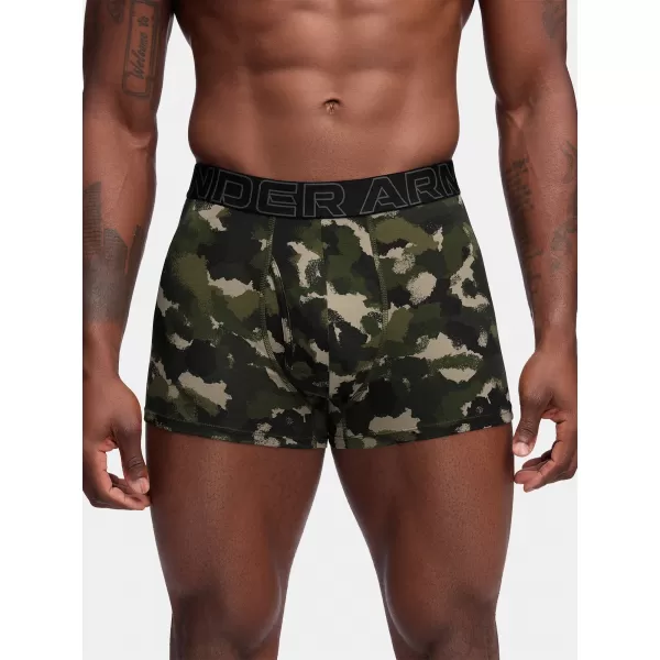  Pánske boxerky UNDER ARMOUR M PERF COTTON NOV 3IN 1383892-391 ZELENÁ 